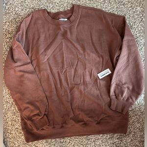 Old Navy Chocolate Crewneck Sweater